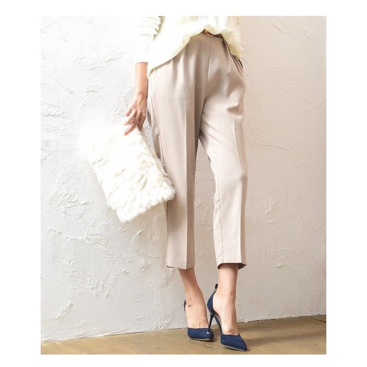 MiiDUE ［M/Lあり］テーパードパンツ 秋冬 レディース きれいめ クロップドパンツ サルエルパンツ テーパード ボトムス ロングパンツ大人カジュアル大人可愛い/MiiDUE パンツ・ズボン