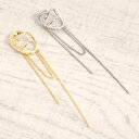 FACION 片耳用 ロングチェーン付フープイヤーカフ 軟骨ピアスイヤリングレディース アクセサリー