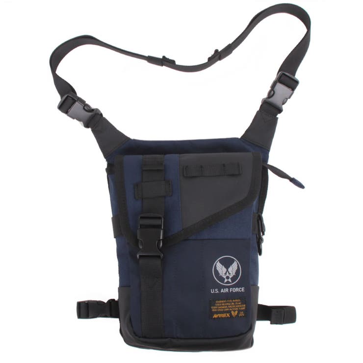 LOWARD 【AVIREX】 ミリタリー 2WAY レッグバッグ AX2201 バッグ・鞄