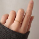 M.Y.A. 金属アレルギー対応 ステンレスリング サージカルステンレス シンプルリング 華奢リング 1mm アクセサリー
