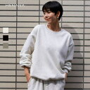 【8/11まで5%OFFクーポン】HENANA 『裏起毛×定番シンプルトレーナー』スウェット 裏起毛 温かい セットアップ対応 ベーシック 裏毛 トップス レデ...