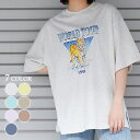 &soiree World Tourタイガープリント ピグメントTシャツ トップス