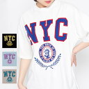 &soiree NYCカレッジロゴTシャツ トップス