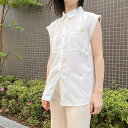 &soiree ノースリーブシンプルシャツ トップス
