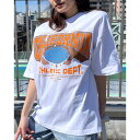 【マラソン期間中 5%OFFクーポン】&soiree CALIFORNIA ビッグシルエットTシャツ トップス