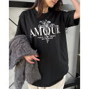 &soiree AMOUR 花柄プリントTシャツ トップス