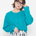 &soiree ショート丈ワッフルカラーカーディガン トップス