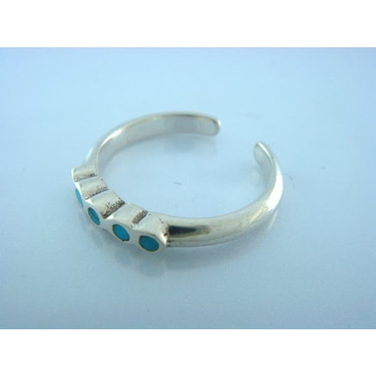 YUKATANゆかたん フリーサイズリング★ターコイズの輝きを足もとにもプラス＋トルコ石足指リング110 【トゥリング トウリング ピンキィリング】 アクセサリー アクセサリー