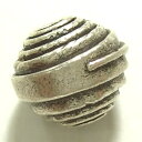 【10%OFFクーポン!11/27(木)1:59まで】YUKATANゆかたん シルバーパーツ1個で1セット 直径6.8mmタイプでグルグルと渦を書くように模様が...