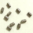 【10%OFFクーポン!11/27(木)1:59まで】YUKATANゆかたん シルバーパーツ10個で1セット 直径1.4mmタイプで小さく月のような模様が描かれ...