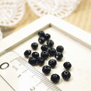 YUKATANゆかたん ボタンカットビーズ3x4mm ジェット 1gのグラム販売(約10個入り) ブラック系 黒 ガラスビーズ チェコビーズグラスビーズ アクセサリーパーツ パーツ アクセサリー アクセサリー