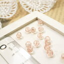 YUKATANゆかたん 多面カットビーズ直径4mm ローズ 1gのグラム販売(約10個入り) ピンク系 ガラスビーズ チェコビーズグラスビーズ アクセサリーパーツ パーツ アクセサリー アクセサリー