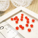 YUKATANゆかたん ボタンカットビーズ2.5x3.5mm シャム 1gのグラム販売(約20個入り) レッド系 赤 ガラスビーズ チェコビーズグラスビーズ アクセサリーパーツ パーツ アクセサリー アクセサリー