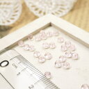 YUKATANゆかたん ボタンカットビーズ2.5x3.5mm ピンク 1gのグラム販売(約25個入り) ピンク系 ガラスビーズ チェコビーズグラスビーズ アクセサリーパーツ パーツ アクセサリー アクセサリー