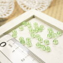 YUKATANゆかたん ボタンカットビーズ2.5x3.5mm ペールグリーン 1gのグラム販売(約20個入り) グリーン系 緑 ガラスビーズ チェコビーズグラスビーズ アクセサリーパーツ パーツ アクセサリー アクセサリー