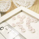YUKATANゆかたん ボタンカットビーズ3x4.5mm ピンク 1gのグラム販売(約10個入り) ピンク系 ガラスビーズ チェコビーズグラスビーズ アクセサリーパーツ パーツ アクセサリー アクセサリー
