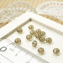 YUKATANゆかたん ボタンカットビーズ3.5x4.5mm ダークカーキ 3gのグラム販売(約35個入り) グレー系 緑系 灰色 グリーン ガラスビーズ チェコビーズグラスビーズ アクセサリーパーツ パーツ アクセサリー アクセサリー
