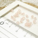 【5%OFFクーポン 9/11 1:59まで】YUKATANゆかたん ガラスカットビーズ ソロバン直径3.4mm ローズ 3gのグラム販売(約90個入り) ピンク系 ガラスビーズ そろばん型グラスビーズ アクセサリーパーツ パーツ アクセサリー アクセサ