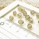 YUKATANゆかたん ガラスカットビーズ ソロバン直径6.0mm ダークカーキ 3gのグラム販売(約15個入り) グレー系 グリーン系 ガラスビーズ そろばん型グラスビーズ アクセサリーパーツ パーツ アクセサリー アクセサリー