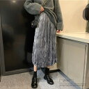 ad thie ベロアロングスカート スカート
