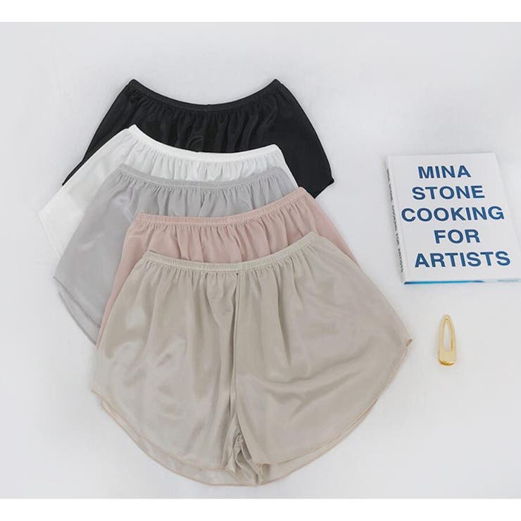 【10%OFFクーポン!12/11(木)1:59まで】RiRicollection 5色コーディ ショートパンツ ベンチコート シルクタッチ 通気性抜群 肌フィ...