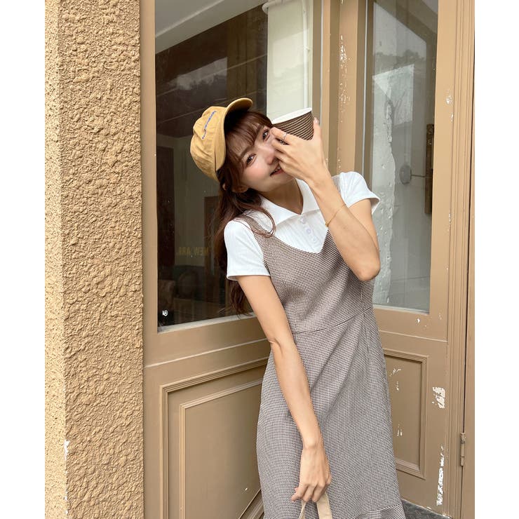 ワンピース　ドレス　タイト　シンプルキャミボディコン・レッド