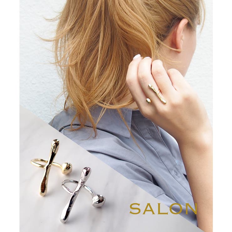 楽天SHOPLISTTRANSIT ACCSESSORY 【SALON】オリジナル,リング,13号,#13,挟む,ボリューム,ニュアンス,トレンド,デザイン,重ねづけ,真鍮,ゴールド,シルバー,国産,国内生産,日本製,JAPAN,MADEINJAPAN アクセサリー