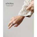 TRANSIT ACCSESSORY 【mille blanc】 ミルブラン,リング,#13,13号,シルバー,螺旋,ボリューム,曲線,デザイン重ねづけ,おしゃ...