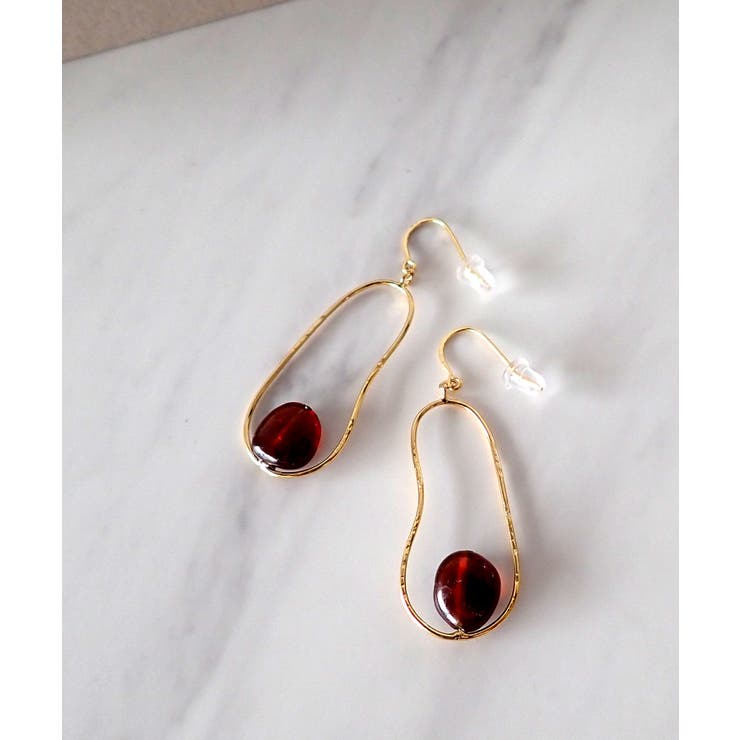 【10％OFFクーポン！11/27(木)1:59まで】TRANSIT ACCSESSORY 【SALON】オリジナル　ピアス　天然石　オ..