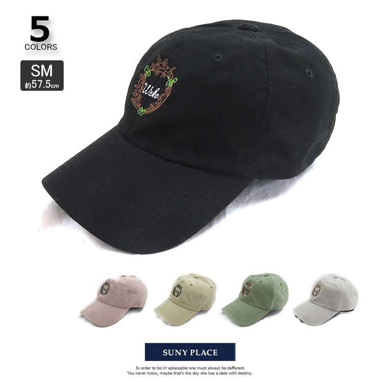 【10％OFFクーポン！1/29(木)1:59まで】SUNY PLACE 帽子 EVA3-025 ツリーフラワーローキャップ メンズ レディースサイズ調整可能 アウトドア 登山 ハイキング トレッキン 帽子