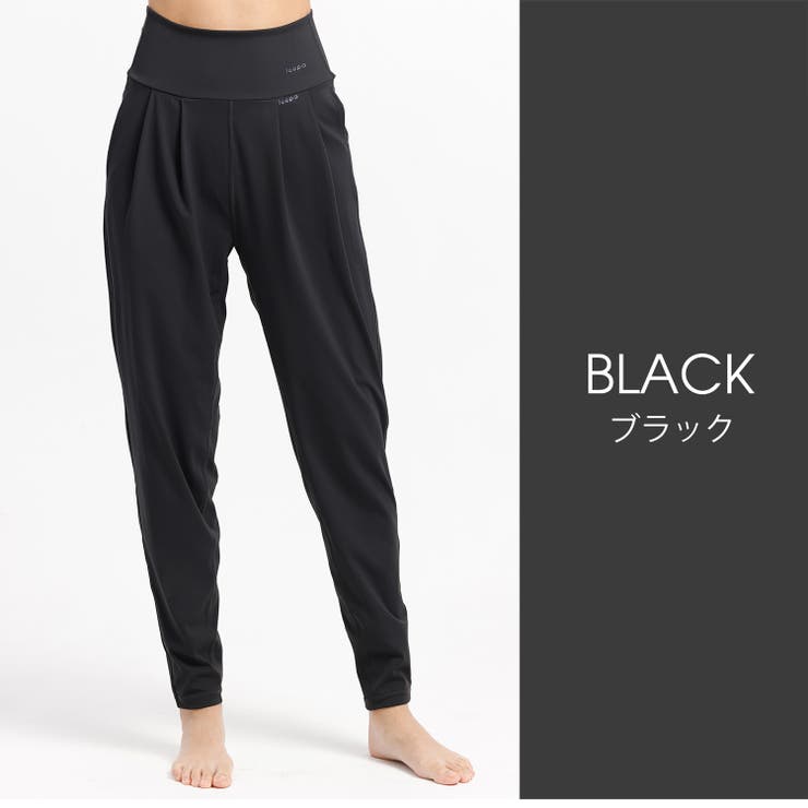 Puravida ヨガウェア レディース Loopa ルーパ ワイドテーパードパンツ wide tapered pants 23SS ヨガパンツ ハイウエスト ストレッチ 体型カバー ゆったり 美脚 吸汗速乾 「WK」RVPB【◎】 スポーツ 2