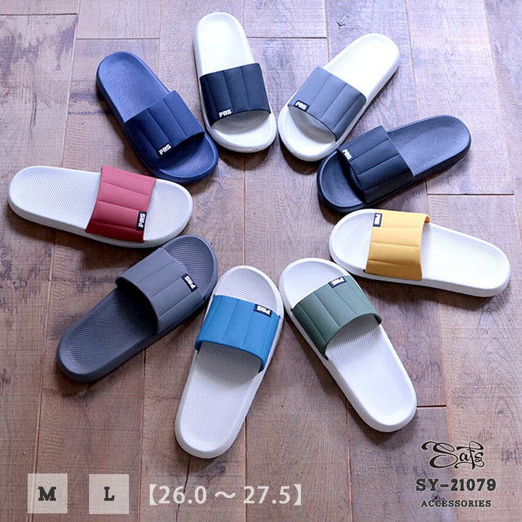 SAFS サンダル ビーチサンダル シャワーサンダル メンズ 厚底 リカバリー つっかけ スリッパ 撥水 プール おしゃれ sy-21079 水着