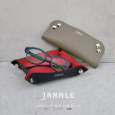 眼鏡ケース 牛革 Jamale 日本製 バイカラー 大人 かわいい おしゃれ 革 ブランド スリム 軽量 シンプル トレイ レザートレー アクセサリートレー 本...