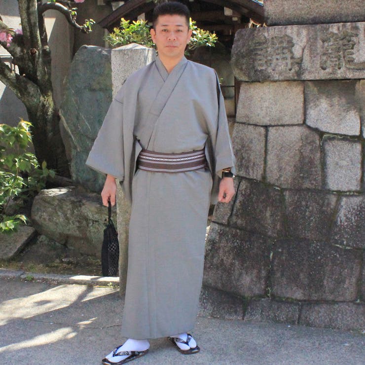 【10％OFFクーポン！4/17(金)9:59まで】京のおしゃれ屋 着物 男性 メンズ 単品 袷着物 洗える着物 浴衣・着物