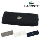 99HeadwearShop LACOSTE ラコステ ヘアバンド ヘッドバンド メンズ レディース ロゴ ワンポイント ワニ ブランド スポーツ 汗止め テニス ユニセックス タオル地 ヘアアクセサリー
