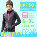 【5/16 1:59まで 5%OFFクーポン】Angel Luna 【紫外線遮蔽率99.7%】ラッシュガード 水着 通販 パーカー メンズ 体型カバー 長袖 U...