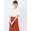 【5%OFFクーポン 9/11 1:59まで】TAKA-Q WOMEN ハンチ/HUNCH バンドカラー オーバーシャツ トップス