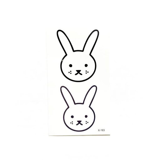 irodore 落書きうさぎ タトゥーシール 可愛い 韓国 シンプル 親子 お揃い 春 夏 水着 アクセサリー irodore 落書きうさぎ タトゥーシール 可愛い 韓国 シンプル 親子 お揃い 春 夏 水着 アクセサリー