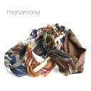 【マラソン期間中 5%OFFクーポン】monamona ボタニカル柄ターバン ヘアアクセサリー