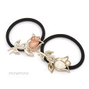 【6/11 1:59まで 10%OFFクーポン】monamona チューリップ メタルヘアポニー ヘアアクセサリー