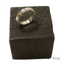 【マラソン期間中 5%OFFクーポン】laplateriashu 縄目モチーフのシンプルシルバーリング アクセサリー アクセサリー