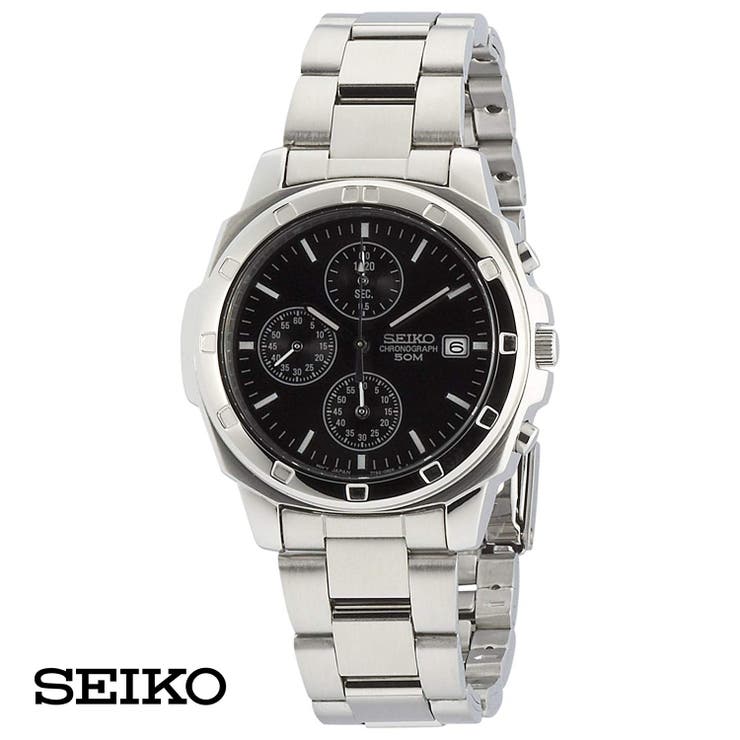 【10％OFFクーポン！2/23(月)1:59まで】time piece SEIKO 腕時計 海外モデル クロノグラフ アクセサリー