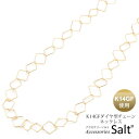 アクセサリーSalt ネックレス レディース K14GF ダイヤ型 チェーン ゴールド フィルド シンプル チェーンのみ 金属アレルギー アクセサリー