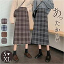 【5%OFFクーポン 9/11 1:59まで】BACKYARD FAMILY タイトスカート チェック ウエストゴム スカート