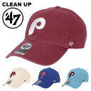 99HeadwearShop【WOMEN】 47 キャップ フィラデルフィア フィリーズ メンズ レディース メジャーリーグ MLB ロゴ 帽子 クリーンナップ...