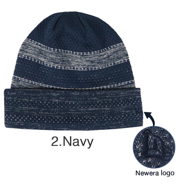 99HeadwearShop【WOMEN】 ニューエラ ニットキャップ NEW ERA ニット帽 無地 メンズ レディース ボーダー 帽子 ビーニー 裏フリース ブランド ロゴ 男女兼用 秋 冬 ワッチキャップ 帽子
