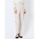 【マラソン期間中 5%OFFクーポン】TAKA-Q WOMEN ダブルクロス テーパードパンツ ライトグレー(セットアップ可能) スーツ