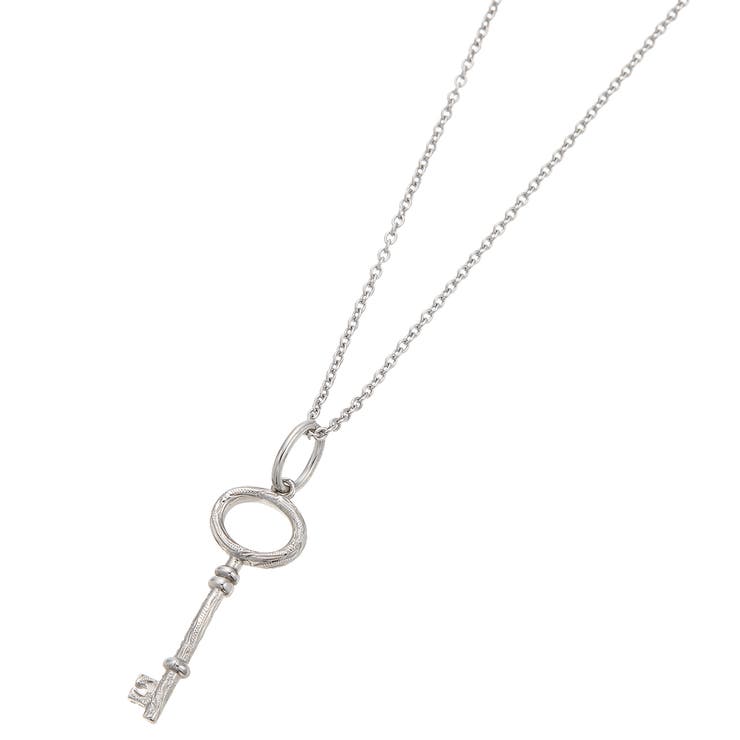 【10％OFFクーポン！8/11(火)1:59まで】アクセサリーショップPIENA ネックレス レディース メンズ キーモチーフ サージカルステンレス製 お肌に優しい 低金属アレルギー 鍵 ハワイアンジュエリー ハワジュ マイレ スクロール 細め アンテの商品画像 3