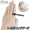 【8/11まで5%OFFクーポン】アクセサリーショップPIENA リングゲージ サイズゲージ 指輪 サイズ測り サイズ測定 日本標準規格サイズ 1号から30号 ...