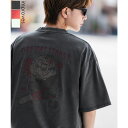 【5%OFFクーポン 9/11 1:59まで】improves 半袖Tシャツ メンズ SIDEWAY STANCE サイドウェイスタンス プリント ピグメント チェンソー カットソー アメカジ スケーター ストリート 古着MIX トップス
